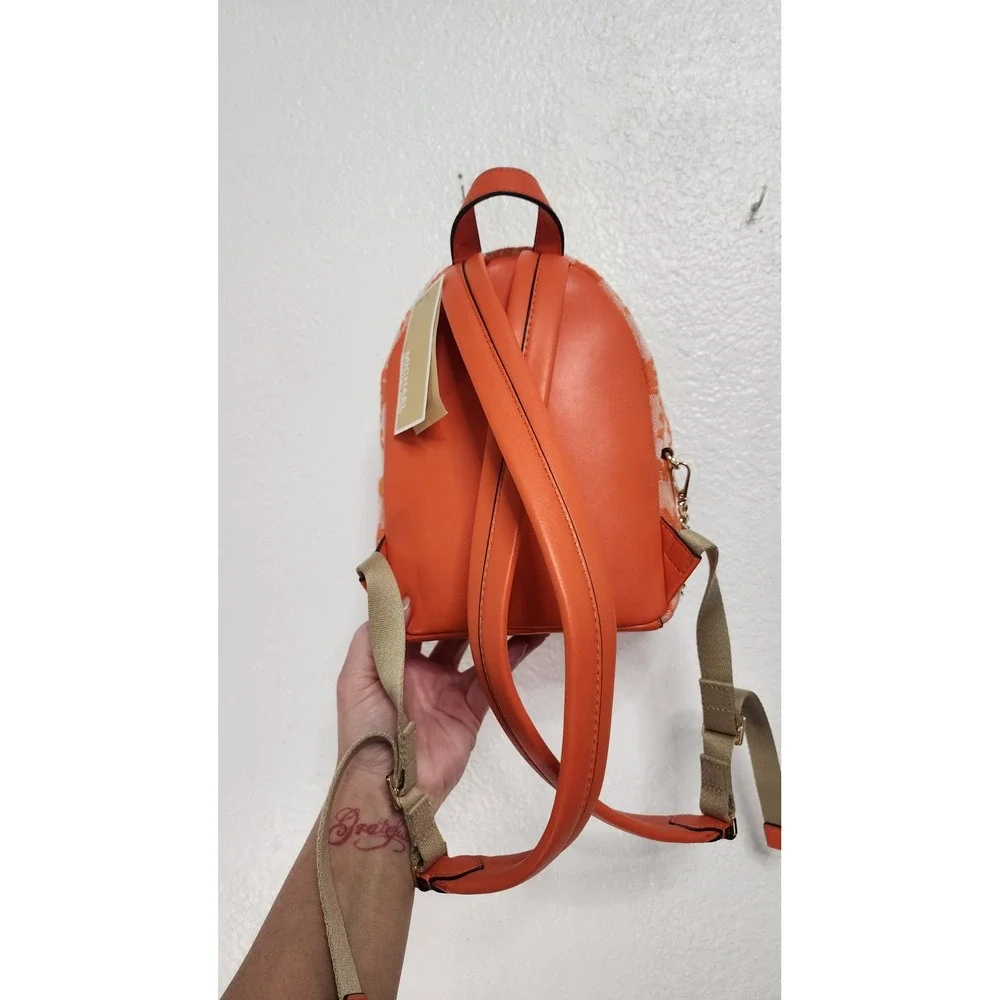 Michael Kors Mini Backpack Women NS Orange New With Tags